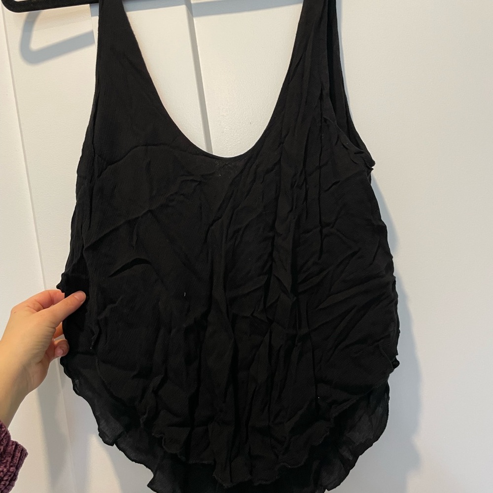 Black free people tank top